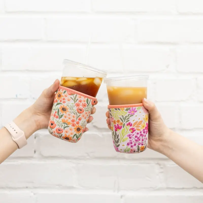 Drink Sleeves | Reusable Insulated Beverage Coozie | 4 sizes | made to fit slim cans, soda, and all of your favorite coffee orders! | Cup Holder Compatible | For Adults, Coffee Lovers, Tailgates, Bachelorettes