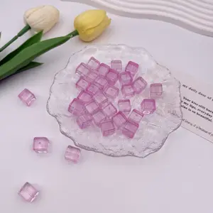 Ice Translucent Large Cube Bead