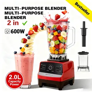 professional High Speed Ice Sand Machine Multifunctional Red Wallbreaker, Cooking Machine, Home Blender, Multifunctional Homemade Icebreaker, Ice Shaver, Cooking Grinder, Juicer, Juicer, Commercial High Capacity Wallbreaker