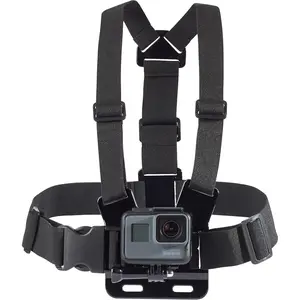 Adjustable Chest Mount Harness for GoPro Camera (Compatible with GoPro Hero Series), Black