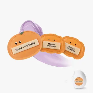 Momo’s Workshop Bento Buddies Airy Mallow Puff Trio-PumpkinPatch、 Large Soft Bounce & Small Firm Bounce PU Leather Puff、Rubycell Blender Sponge for Liquid & Cream、 3pcsPuffs & Storage Case、Halloween pumpkin