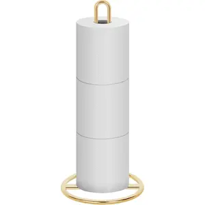 Toilet Paper Holder Stand, , Freestanding Toilet Paper Holder for Storing 3 Rolls of Toilet Papers ()