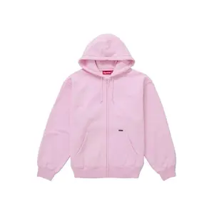 Supreme Men's Work Zip Up Hooded Sweatshirt (SS25) Pink, from StockX