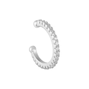 EVRY JEWELS Gold or Silver Plated Female Hypoallergenic Look at Me Ear Cuff, Clip Earrings for Women