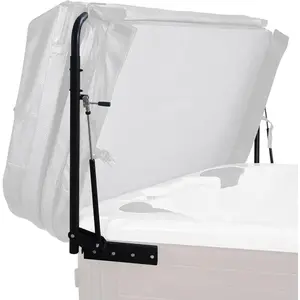 Hydraulic Hot Tub Cover Lifter – Adjustable Width from 69" to 96.5" – Top-Mounted Spa Cover Lift for Rectangular Hot Tubs and Spas – Heavy-Duty Aluminum Construction