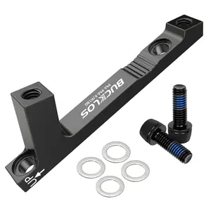 BUCKLOS PM to PM Disc Brake Caliper Mount Adapter: 180mm/203mm Front & Rear Rotor Adapter, CNC Machined Aluminum Alloy with Bolts, Compatible with Shimano/SRAM/Tektro, MTB E-bike Brake Upgrade