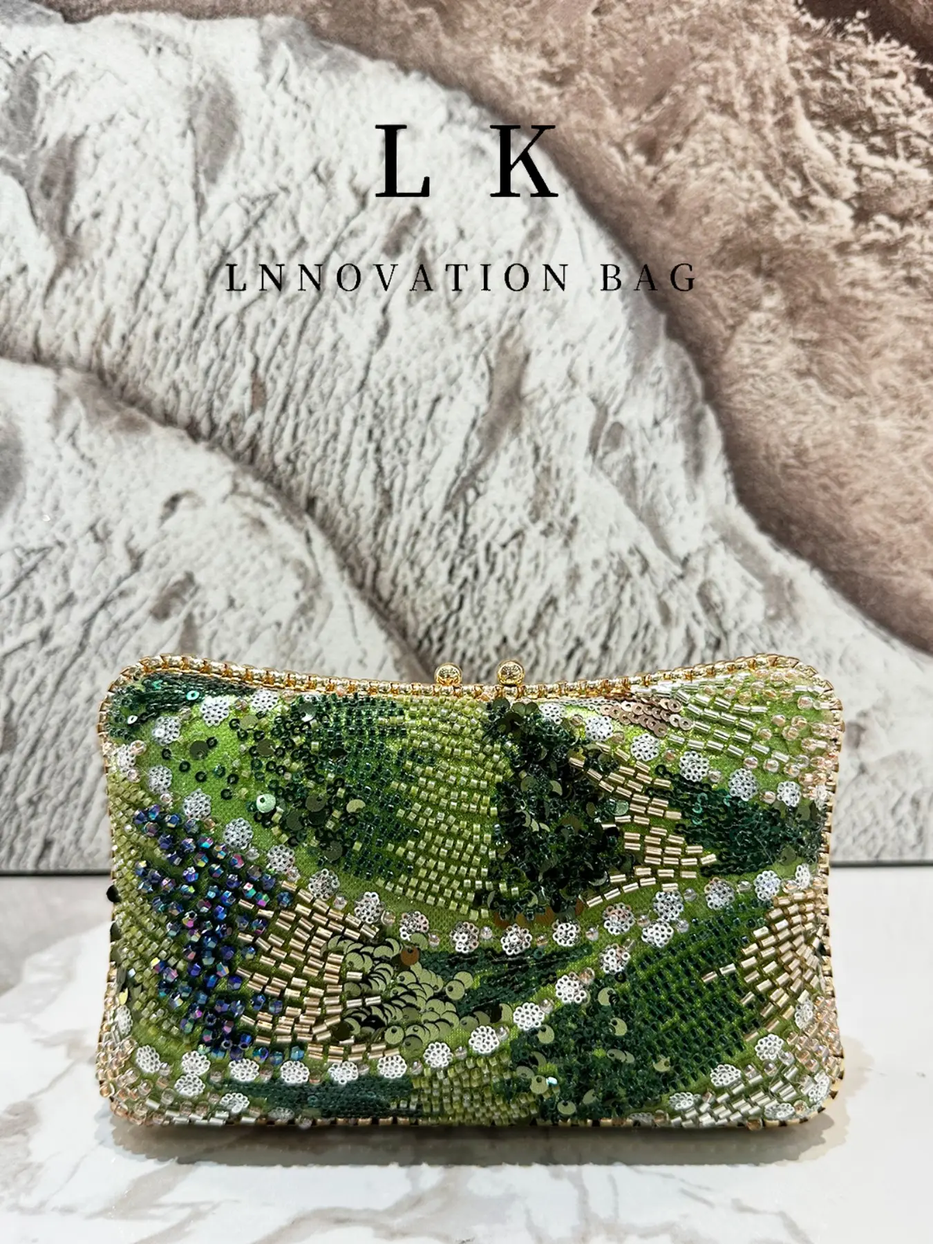 Elegant Light Sequined Evening Bag, Flap Square Bag, Luxury Handbag for Women, Formal Purse, Perfect for Parties, Weddings, Balls, Ideal Valentine's Gift, Glitter Evening Bag, Elegant Bags, Fashionable Bags