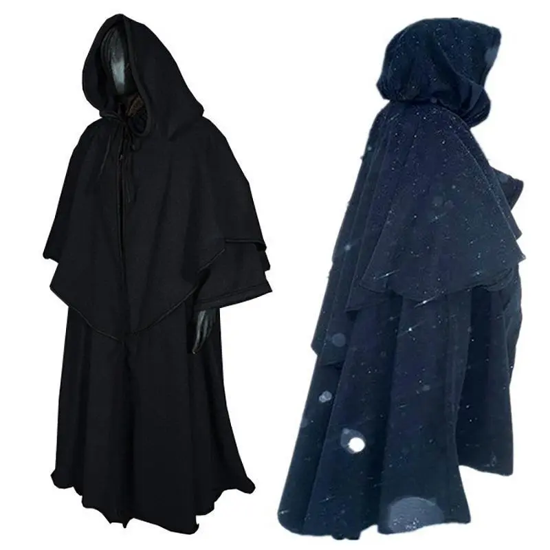 Medievalcloakhoodedrobecapecosplayandwizardlong-sleevedcloakguidecloakcosplay Medievalcloakhoodedrobecapecosplayandwizardlong-sleevedcloakguidecloakcosplay