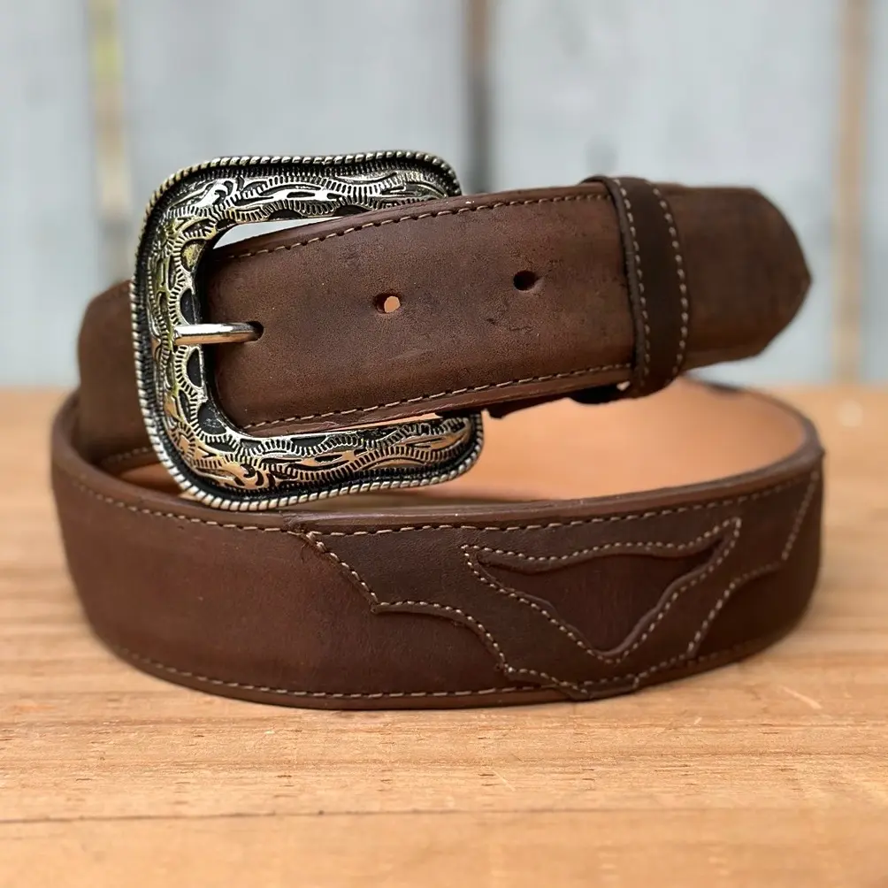 Brown “Torito” Western Mexican Leather Belt