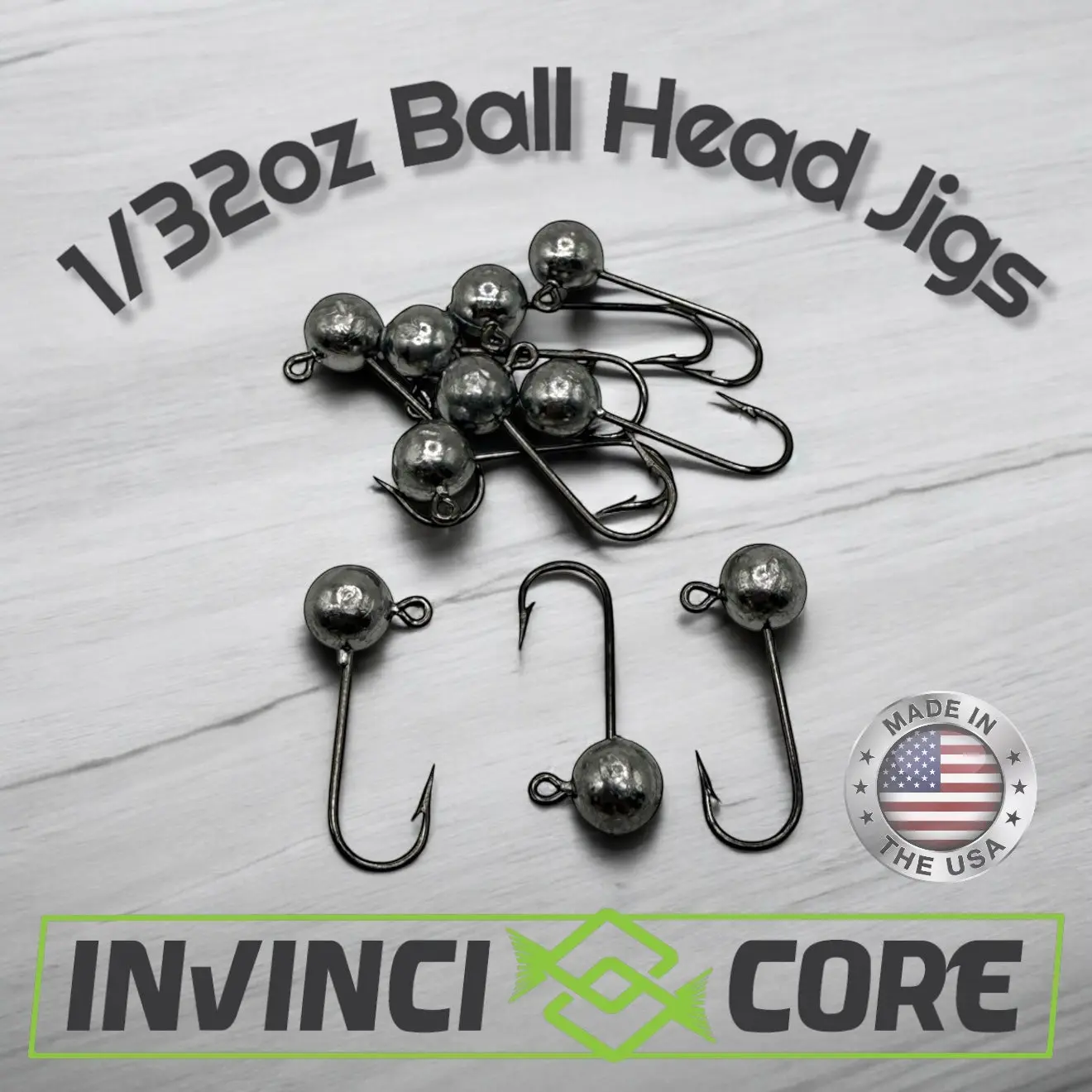 Jig Head 1/32oz #2 #4 #6 #8 Round Bend Hook