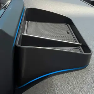 Car Anti-Slip Dashboard Tray, Car Storage Box, Car Console Organizer, Car Storage Organizers, Multifunctional Car Organizer, Open Front Design, Universal Fit, Essential Road Trip Accessory
