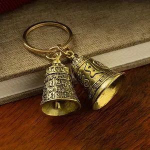 Retro Bell Shaped Pendant, Creative Keychain for Men, Bell Keychain Ornament for Backpack, Stylish Accessory for Everyday Use