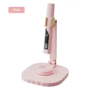 Portable hand-held nail lamp, screen display two-speed timing, fast drying without black hands, hands-free hands with base, USB charging, LED Manicure Lamp