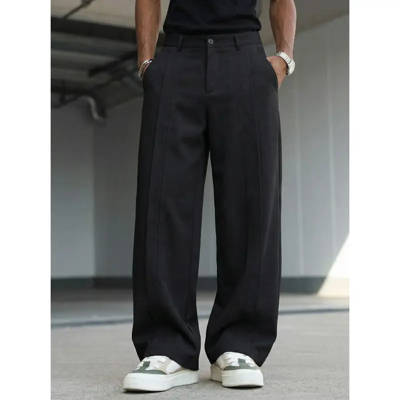 wide leg suit pants men - TikTok Shop