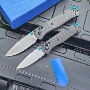 535/533  knife for EDC and outdoor survival, mini pocket knife with a high-carbon fiber handle made from Damascus steel, exquisitely patterned folding blade—ideal for camping, picnics, fishing, and carrying outdoors as an outdoor utility tool EDC