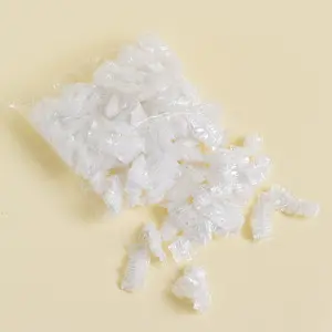 100 Disposable Transparent Ear Protectors, Waterproof Ear Covers for Hair Dyeing, Waxing, Piercing, Bathing, Ear Protection