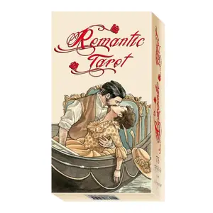 Artistic Tarot Cards Collector's Edition Set, 78 Romantic Oracle Cards 4.13x2.14in, Romantic Themes, Ideal for Games
