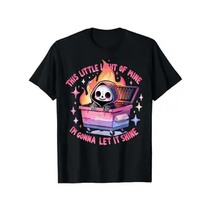 100% Cotton Summer T Shirts Summer Style Mens Casual Crew Neck T Shirt With This Of Mine Graphic Soft Cotton Regular Fit Short Sleeve Black Humorous Clothing Vibrant Design Cotton Knit Tee Black -1 T-Shirt For Men and Women