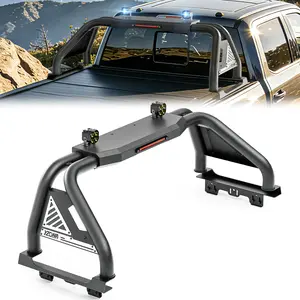 【Yzona】Adjustable Sport Roll Bar for Pickup Trucks, Universal Bed Rack for Tundra, Ridgeline, Titan, Frontier, Gladiator JT, Colorado & Canyon