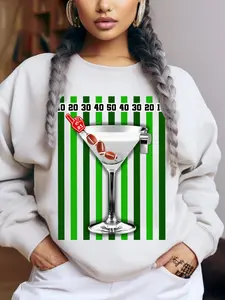 ByJodiPedri Tini Touchdown Made-To-Order Tee Sweatshirt Top Womenswear Tshirt Summer Streetwear Comfort Casual Comfortable Print Style White Crewneck