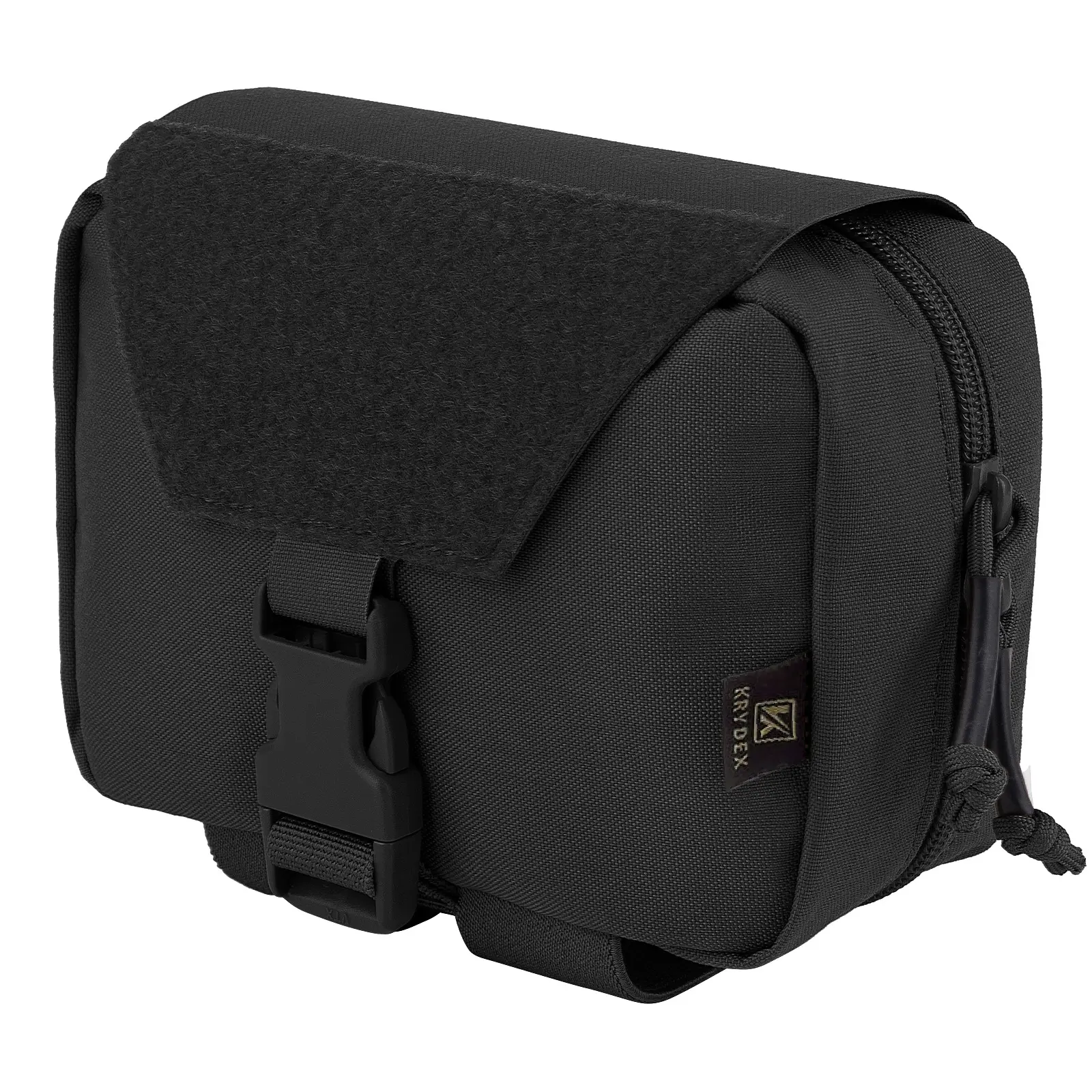 KRYDEX Detachable Rip-Away IFAK Pouch Emergency Medical Bag - 7.5 x 5.5 x 2 Inches Newly Upgraded Composite Nylon, MOLLE-Compatible, Belt-Mountable, Interior Slot Pouch, First Aid Trauma Kit for Outdoor Sports Survival Gear