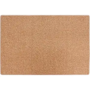 24 * 36inch Stair Tread Floor Carpet (1 Piece) - Non-Slip Adhesive Peelable Stair Floor Mat, Washable and Reusable, Suitable for Children, Elderly, and Pets - Beige
