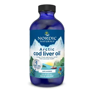 Nordic Naturals Arctic CLO - 100% Wild Cod Liver Oil, Unflavored, 8 Oz