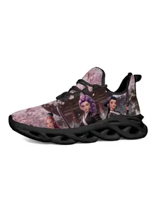 Anime Style Casual Shoes, Unique Cartoon Elements, Kpop Trendy Design, Vibrant Character Prints, Perfect for Young Anime Lovers