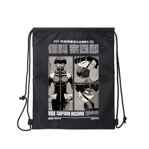 Vice Captain Hoshina Anime Graphic Drawstring Backpack Bag for Casual Use and Travel Perfect for Fans of Japanese Manga and Anime Enthusiasts Ideal Gift for Birthdays Christmas Halloween and Special Occasions for Teenagers and Young Adults Who Love