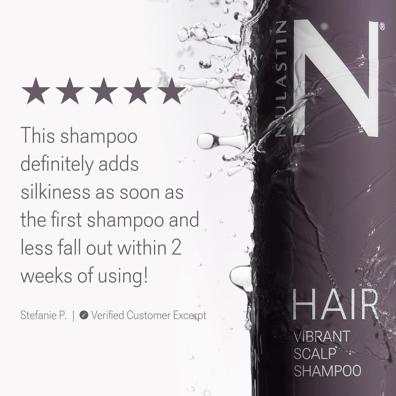 Nuastin Vibrant Scalp Shampoo Haircare with Elastaplex Technology for Volume Strength and Shine
