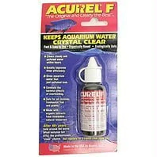 Acurel F Water Clarifier - 25mL Fish & Aquatic Supplies Treatment That Purifies Water, F25