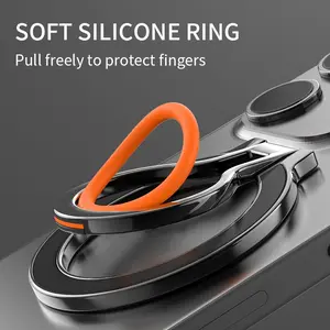 Magnetic Foldable Phone Ring Holder, 360-Degree Rotatable Phone Ring Buckle, Portable Magnetic Ring Holder for Phone, Magnetic Phone Stand, Phone Holder Design