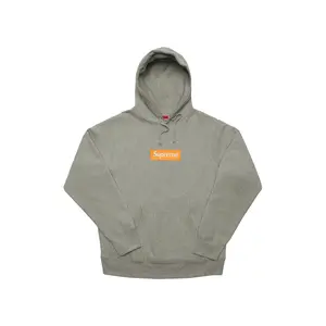 Supreme Box Logo Hooded Sweatshirt (FW17) Heather Grey