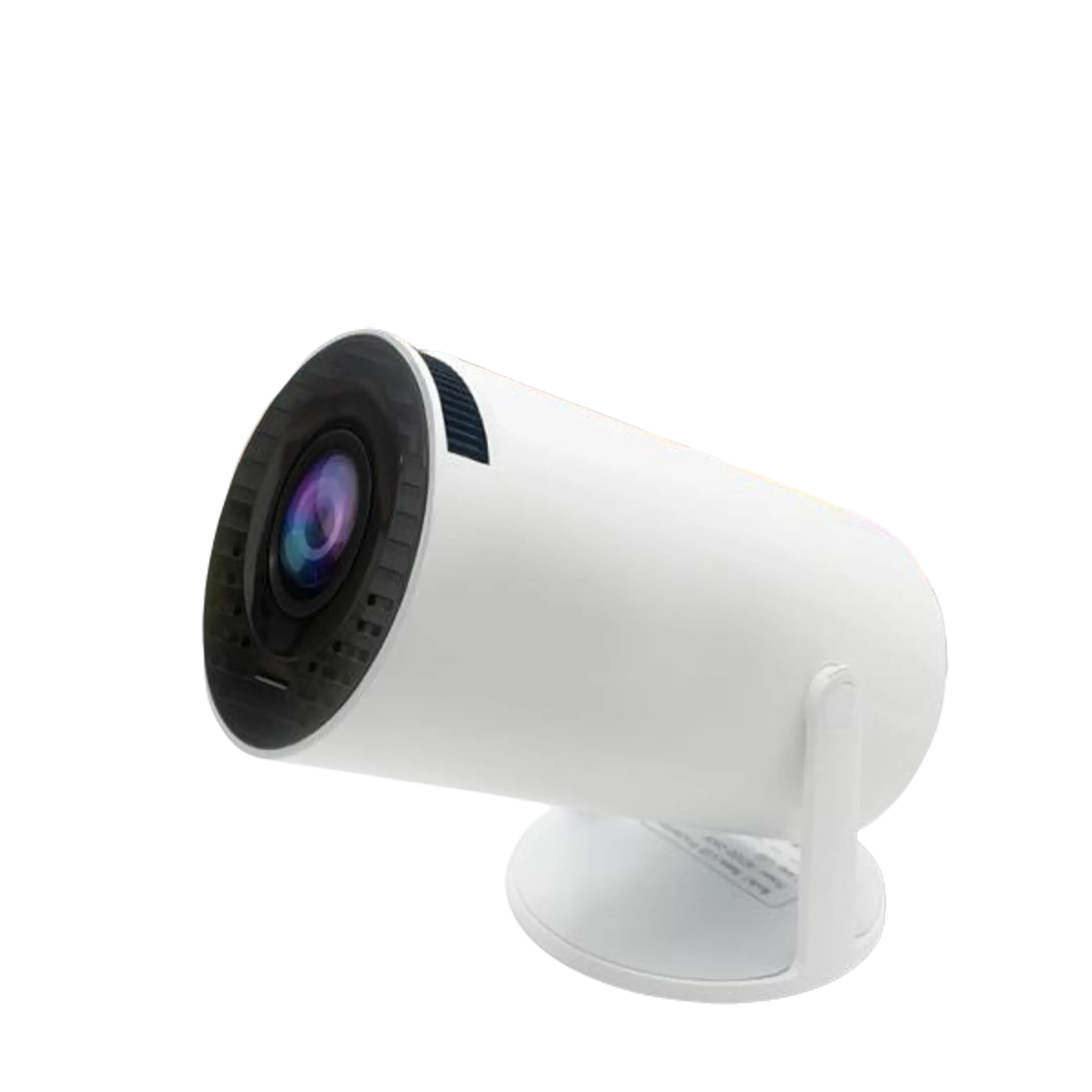Pro 4K Smart Movie Projector - WiFi & Bluetooth, DLP, HDMI, White, Transform Any Room into a Home Theater, Ultra HD, Ideal for Movies Audio Portable Automatic Connection Noise Wireless