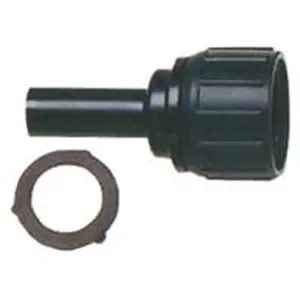 Rain Drip R326CT 0.75 in. Pipe Thread Swivel x 0.25 Adapter, Connects Tubes, Threaded Fit, Washer, Swivel Type