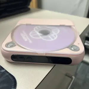 Portable Bluetooth CD Player with LED Display - Rechargeable Wireless Speaker for Home, Car & Outdoor Use | USB/SD/AUX/FM Radio | CD/DVD Player with Anti-Shock & Long Battery Life