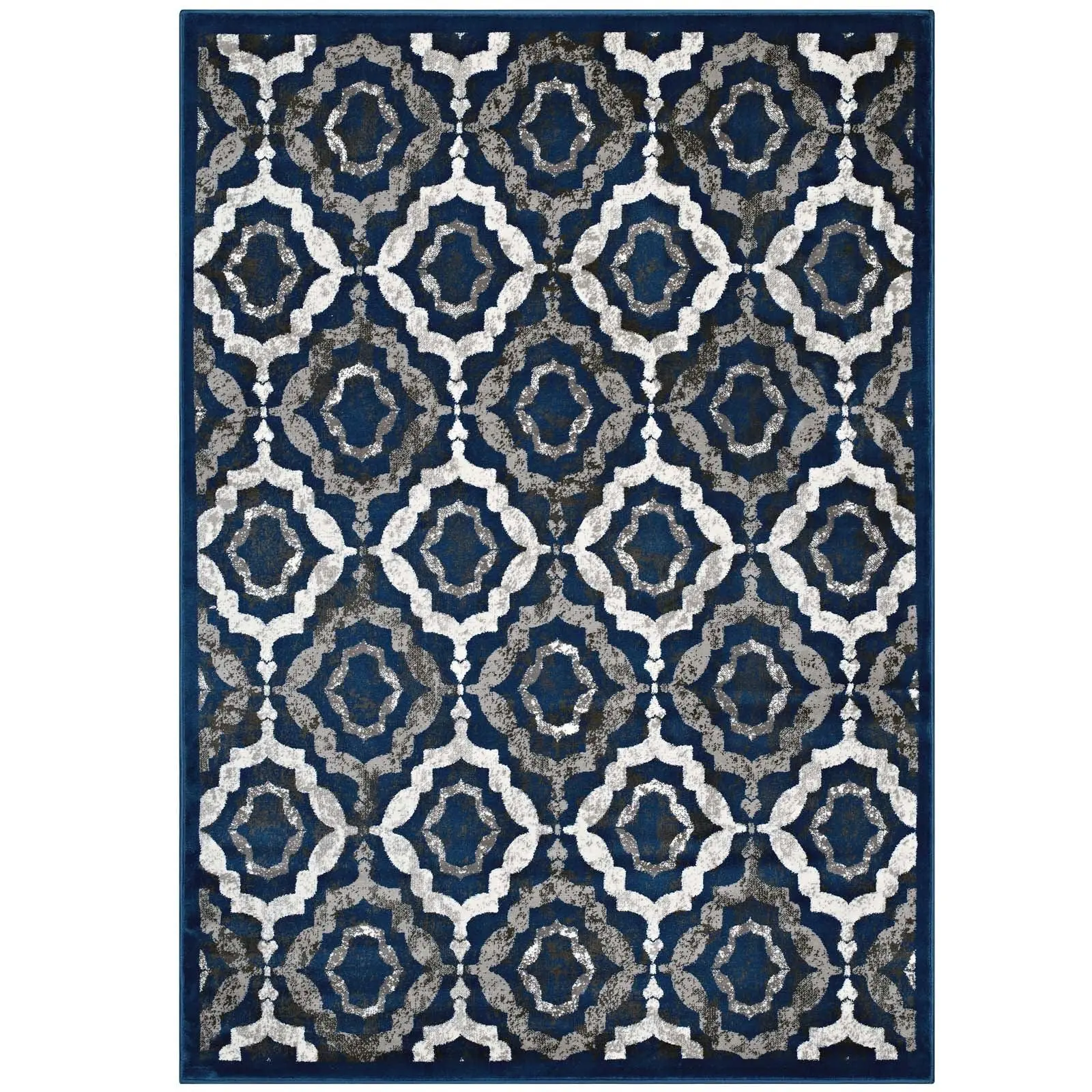 Modway Kalinda Rustic Vintage Moroccan Trellis  Area Rug