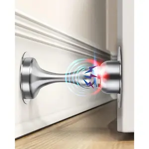 Door Stoppers, Magnetic Door Stop, Stainless Steel, 2 Pack Magnetic Door Catch, Double-Sided Adhesive Tape No Brand
