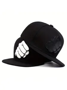 Unisex Cotton Baseball Cap with Adjustable Brim, Outdoor Sun Protection Hat for Travel Beach Vacation, One Size Fits All, Adjustable Snapback Cap