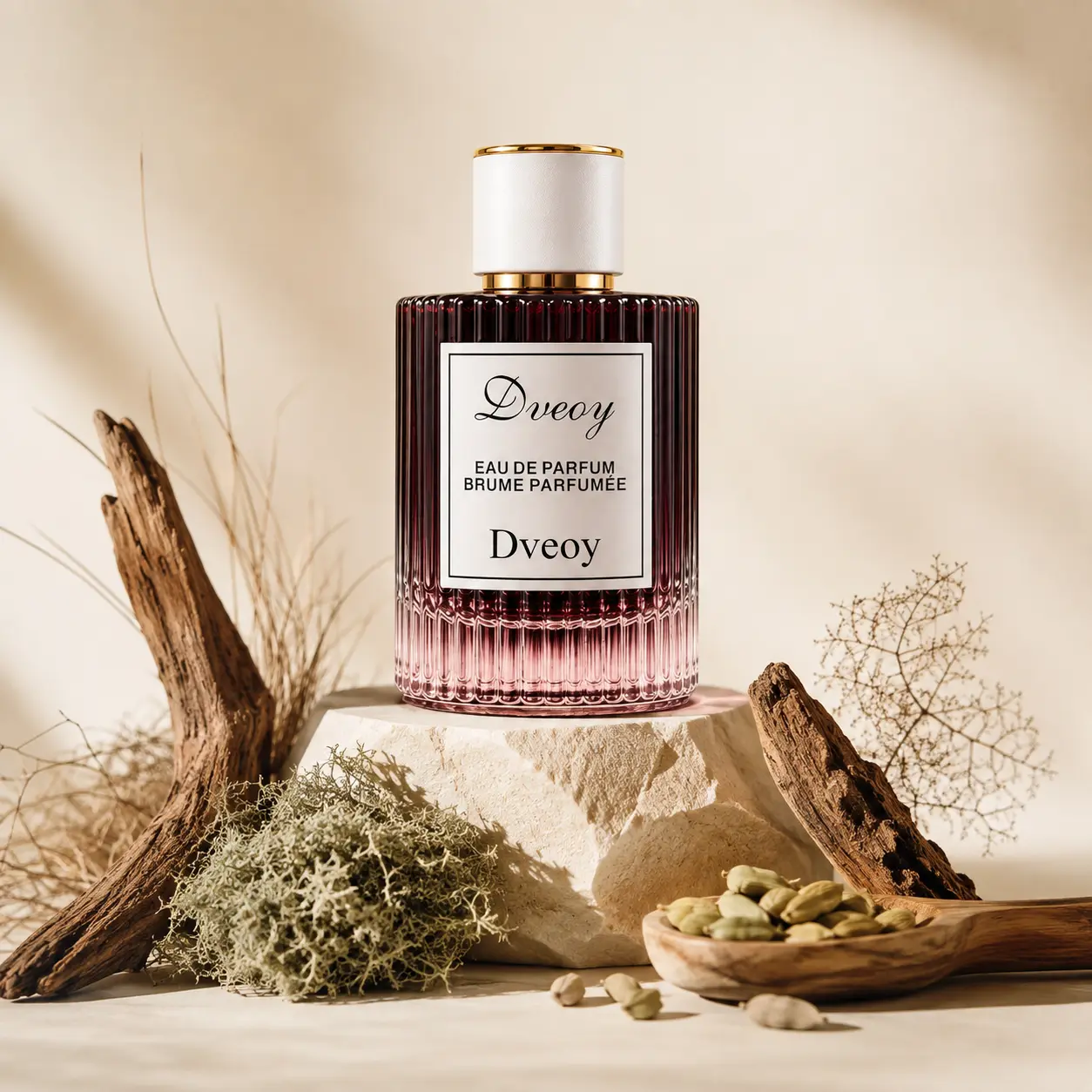 Dveoy Kiss Unisex Perfume 100ml,Spicy Woody Scent with Sandalwood & Oakmoss, long-lasting unisex fragrance. Ideal for daily wear, dates and business occasions, a perfect scented gift for everyone.