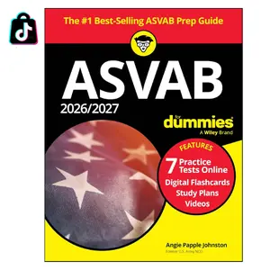2026/2027 ASVAB For Dummies: Book + 7 Practice Tests, Flashcards, and Videos Online
