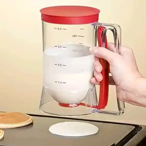 Batter Separator, Pancake Cupcake Batter Dispenser with Squeeze Handle For Baking Pan Mixing Dispenser, 4 Cups Measuring Baking Tools, Kitchen Gadgets