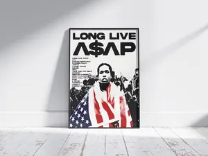 Assap Rocki Poster Print | Music Poster | Album Cover Poster | Wall Decor | Music Gift | Room Decor