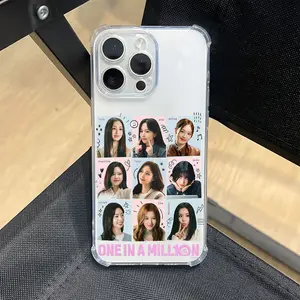 Popular Korean girl group T-TWICE Phone Case Suitable for iPhone 17 16e 16 15 14 13 12 11 Mini Pro Max Air X XR XSMAX 8 7 Plus Anti Fall Transparent Soft Back Cover