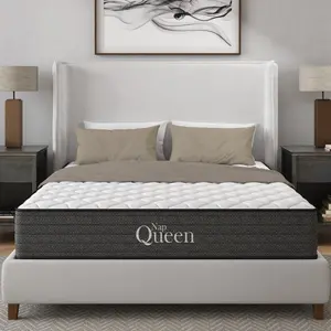 NapQueen Victoria 10 Inch Twin Cooling Gel Hybrid Mattress, CertiPUR-US Certified, Made in USA
