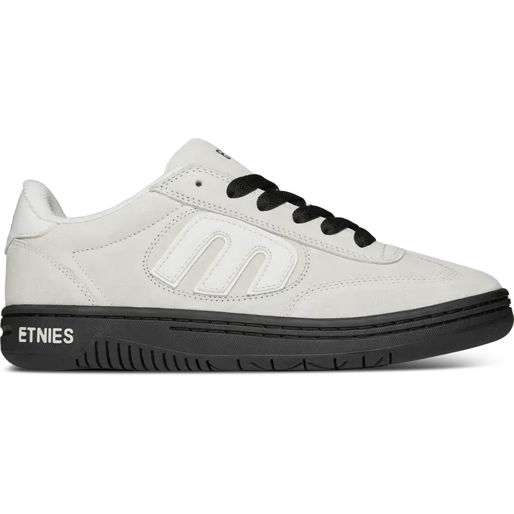 etnies Locut White/Gum Iconic Low-Top Skate Shoes - Original 1986 Athletic Closed Sneaker, USA-Designed Timeless Comfort, Round Toe, Icon Lateral, Everyday Wear Footwear