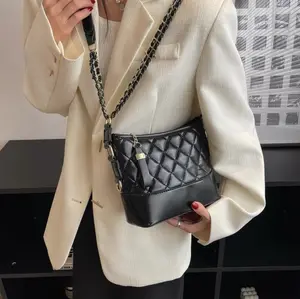 2026 New Classic Quilted Leather Hobo  for  • Versatile Shoulder  for Commute & Everyday Use， crossbody bags women