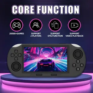 Rediscover the joy of your childhood! The SF3000 retro handheld game console features over 20,000 games, 14+ emulators, a 4.5-inch IPS HD screen, a dual-core processor, instant phone charging, and TV connectivity. It's both stylish and durable!