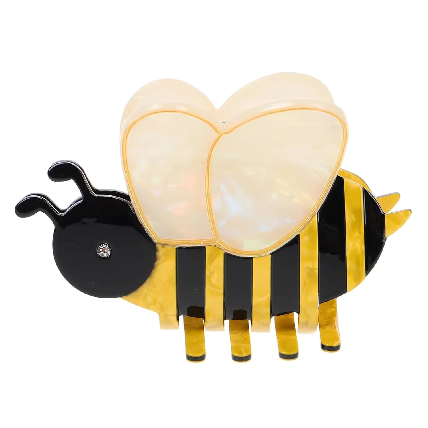 Beaupretty Bee Hair Clip Women Hair Clips Bee Claw Clip Funny Hair Accessories Cartoon Claw Clip For Women Girls Styling Thick Hair