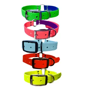 Waterproof O-Ring Durable Stylish Bright Stink-proof Dog Collar